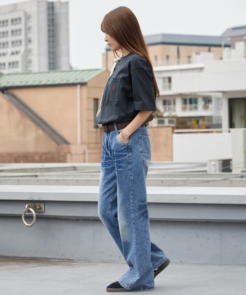 Gramicci（グラミチ）の「Gramicci/グラミチ ONE POINT TEE 半袖Tシャツ（Tシャツ/カットソー・メンズ・ブラック/ホワイト/ベージュ/サンドベージュ/ダークブルー・L/M/XL）」の20枚目の写真