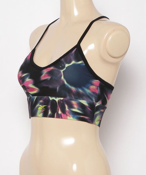 Reebok(リーボック)の「トレイン プリント ブラ / ID TRAIN AOP BRA(スポーツブラ・レディース・グレー系その他/ブラック系その他・X-SMALL/X-LARGE/XX-LARGE/SMALL/MEDIUM/LARGE)」の8枚目の写真