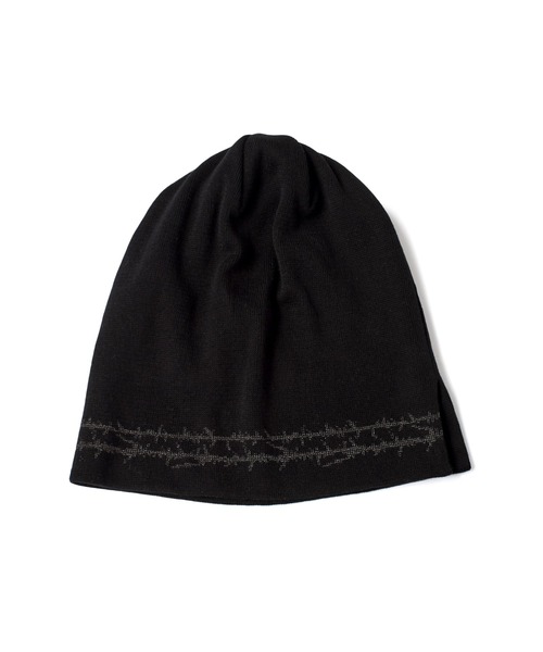 TORNADO MART（トルネードマート）の「TORNADO MART∴ソーンズJQニットキャップ（ニットキャップ/ビーニー・メンズ・ブラック/ベージュ・F）」の3枚目の写真