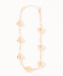 LOWRYS FARM | チェーン＊プックリハートネックレス　108452(ネックレス)