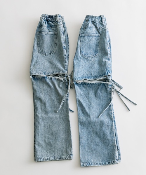 BODYSONG. リバーシブルパンツ デニム・オリーブ BODYSONG