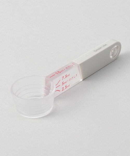 212 KITCHEN STORE(トゥワントゥキッチンストア)の「Simple Use 置いて量れる計量スプーン(グレー)(キッチンツール・レディース・その他・00)」の1枚目の写真