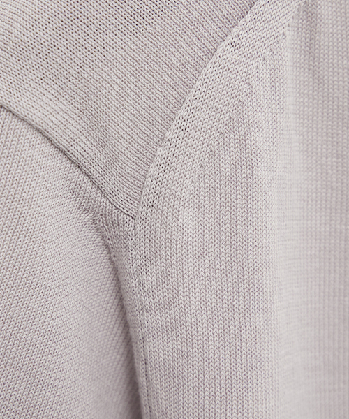 DESIGNWORKS(デザインワークス)の「ICE COTTON ニット ポロシャツ(ポロシャツ・メンズ・サックスブルー/グレー/オレンジ/グリーン/ブラック・46/48/50)」の9枚目の写真