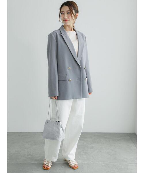 Te chichi（テチチ）の「ホワイトデニムバレルパンツ（デニムパンツ・レディース・ホワイト・M/S）」の3枚目の写真