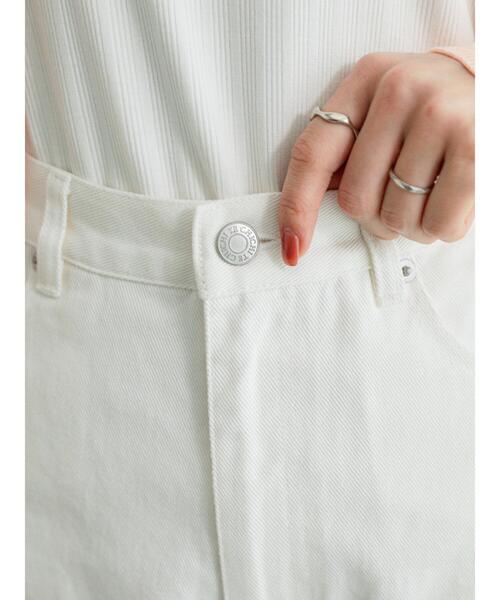 Te chichi（テチチ）の「ホワイトデニムバレルパンツ（デニムパンツ・レディース・ホワイト・M/S）」の9枚目の写真