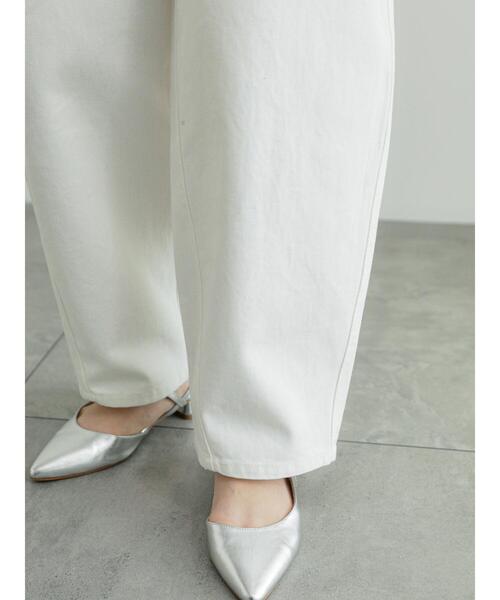 Te chichi（テチチ）の「ホワイトデニムバレルパンツ（デニムパンツ・レディース・ホワイト・M/S）」の11枚目の写真