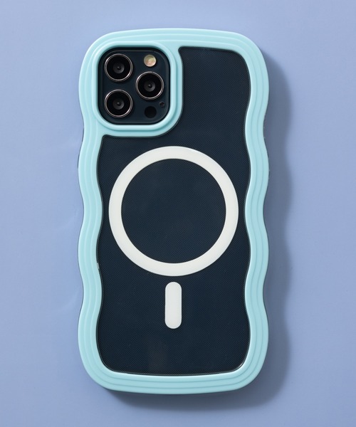 emonique(エモニーク)の「iPhoneケース カバー ウェーブ うねうね magsafe搭載【12/12pro/13/13pro/14/14pro/14promax対応】(スマホケース/カバー・レディース・イエロー/ライトパープル/ホワイト/ピンク/ブルー/ライトブルー/ブラック・iPhone 12/iPhone 12 Pro/iPhone 13/iPhone 13 Pro/iPhone 14/iPhone 14 Pro/iPhone 14 Pro Max)」の19枚目の写真