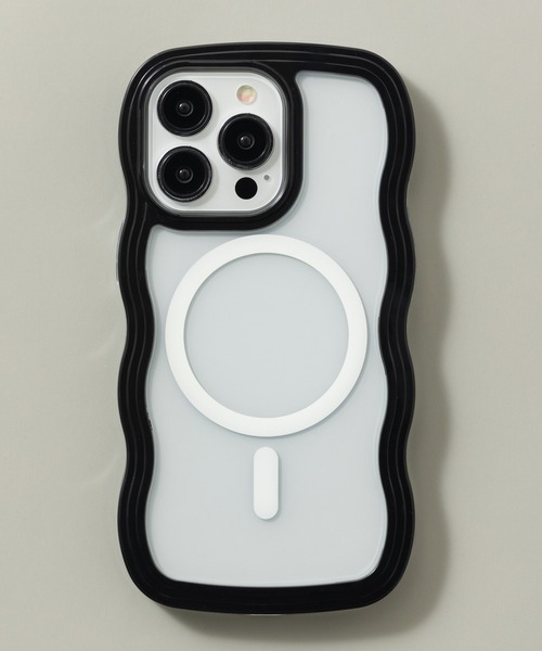 emonique(エモニーク)の「iPhoneケース カバー ウェーブ うねうね magsafe搭載【12/12pro/13/13pro/14/14pro/14promax対応】(スマホケース/カバー・レディース・イエロー/ライトパープル/ホワイト/ピンク/ブルー/ライトブルー/ブラック・iPhone 12/iPhone 12 Pro/iPhone 13/iPhone 13 Pro/iPhone 14/iPhone 14 Pro/iPhone 14 Pro Max)」の18枚目の写真