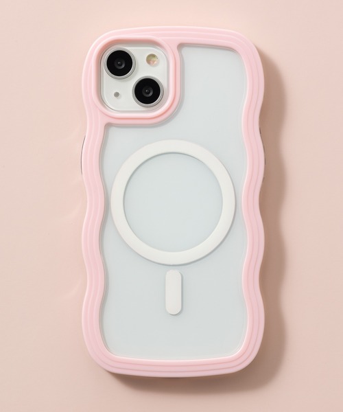 emonique(エモニーク)の「iPhoneケース カバー ウェーブ うねうね magsafe搭載【12/12pro/13/13pro/14/14pro/14promax対応】(スマホケース/カバー・レディース・イエロー/ライトパープル/ホワイト/ピンク/ブルー/ライトブルー/ブラック・iPhone 12/iPhone 12 Pro/iPhone 13/iPhone 13 Pro/iPhone 14/iPhone 14 Pro/iPhone 14 Pro Max)」の16枚目の写真