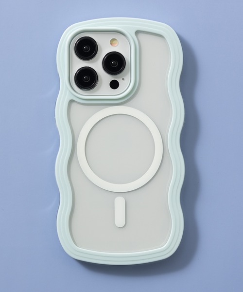 emonique(エモニーク)の「iPhoneケース カバー ウェーブ うねうね magsafe搭載【12/12pro/13/13pro/14/14pro/14promax対応】(スマホケース/カバー・レディース・イエロー/ライトパープル/ホワイト/ピンク/ブルー/ライトブルー/ブラック・iPhone 12/iPhone 12 Pro/iPhone 13/iPhone 13 Pro/iPhone 14/iPhone 14 Pro/iPhone 14 Pro Max)」の15枚目の写真