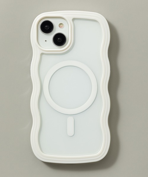 emonique(エモニーク)の「iPhoneケース カバー ウェーブ うねうね magsafe搭載【12/12pro/13/13pro/14/14pro/14promax対応】(スマホケース/カバー・レディース・イエロー/ライトパープル/ホワイト/ピンク/ブルー/ライトブルー/ブラック・iPhone 12/iPhone 12 Pro/iPhone 13/iPhone 13 Pro/iPhone 14/iPhone 14 Pro/iPhone 14 Pro Max)」の14枚目の写真