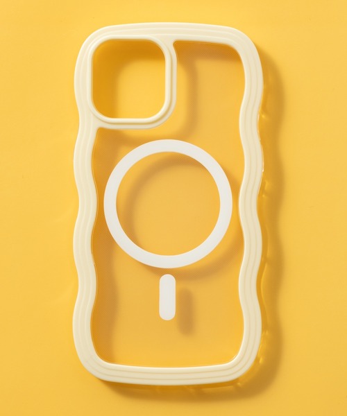 emonique(エモニーク)の「iPhoneケース カバー ウェーブ うねうね magsafe搭載【12/12pro/13/13pro/14/14pro/14promax対応】(スマホケース/カバー・レディース・イエロー/ライトパープル/ホワイト/ピンク/ブルー/ライトブルー/ブラック・iPhone 12/iPhone 12 Pro/iPhone 13/iPhone 13 Pro/iPhone 14/iPhone 14 Pro/iPhone 14 Pro Max)」の13枚目の写真