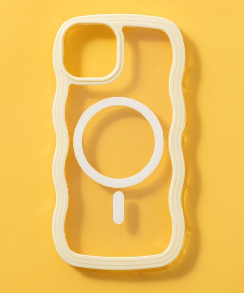 emonique(エモニーク)の「iPhoneケース カバー ウェーブ うねうね magsafe搭載【12/12pro/13/13pro/14/14pro/14promax対応】(スマホケース/カバー・レディース・イエロー/ライトパープル/ホワイト/ピンク/ブルー/ライトブルー/ブラック・iPhone 12/iPhone 12 Pro/iPhone 13/iPhone 13 Pro/iPhone 14/iPhone 14 Pro/iPhone 14 Pro Max)」の11枚目の写真