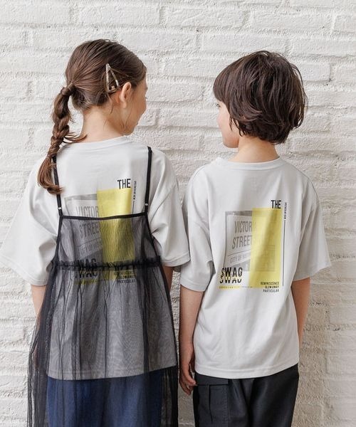 GLOBAL WORK(グローバルワーク)の「ヘビロッTEE/プリント半袖/976050(Tシャツ/カットソー・キッズ・ブラック系/グリーン/ホワイト系4/ブラック系1/ライトグレー系2/ブルー/ホワイト系3/ライトグレー系3/ホワイト系1/ホワイト系2/ブラック系9/グレイッシュベージュ/ホワイト系5/ベージュ系1/チャコールグレー/ホワイト系6/ブラック系8/ホワイト系7/グレー系その他4・130cm/140cm/120cm/160cm/150cm/170cm)」の15枚目の写真