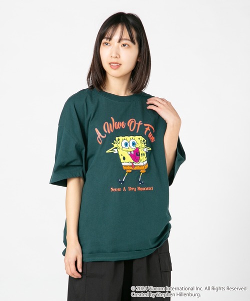 JEANS MATE(ジーンズメイト)の「スポンジボブ オリジナルデザインTシャツ パトリック イカルド ドロップショルダー ビッグシルエット ユニセックス(Tシャツ/カットソー・メンズ・ベージュ系その他/ホワイト系その他2/ブルー系その他2/グリーン系その他・MEDIUM/SMALL/X-LARGE/LARGE)」の18枚目の写真