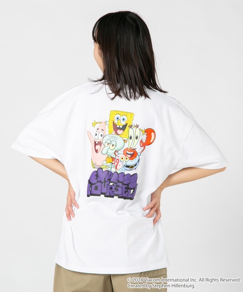 JEANS MATE(ジーンズメイト)の「スポンジボブ オリジナルデザインTシャツ パトリック イカルド ドロップショルダー ビッグシルエット ユニセックス(Tシャツ/カットソー・メンズ・ベージュ系その他/ホワイト系その他2/ブルー系その他2/グリーン系その他・MEDIUM/SMALL/X-LARGE/LARGE)」の6枚目の写真