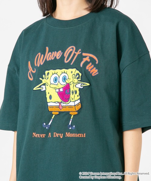 JEANS MATE(ジーンズメイト)の「スポンジボブ オリジナルデザインTシャツ パトリック イカルド ドロップショルダー ビッグシルエット ユニセックス(Tシャツ/カットソー・メンズ・ベージュ系その他/ホワイト系その他2/ブルー系その他2/グリーン系その他・MEDIUM/SMALL/X-LARGE/LARGE)」の16枚目の写真