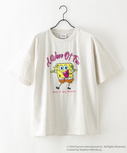 JEANS MATE(ジーンズメイト)の「スポンジボブ オリジナルデザインTシャツ パトリック イカルド ドロップショルダー ビッグシルエット ユニセックス(Tシャツ/カットソー・メンズ・ベージュ系その他/ホワイト系その他2/ブルー系その他2/グリーン系その他・MEDIUM/SMALL/X-LARGE/LARGE)」の21枚目の写真