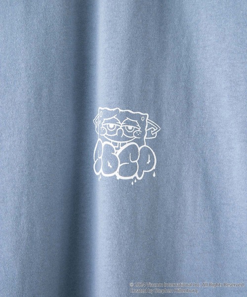 JEANS MATE(ジーンズメイト)の「スポンジボブ オリジナルデザインTシャツ パトリック イカルド ドロップショルダー ビッグシルエット ユニセックス(Tシャツ/カットソー・メンズ・ベージュ系その他/ホワイト系その他2/ブルー系その他2/グリーン系その他・MEDIUM/SMALL/X-LARGE/LARGE)」の8枚目の写真