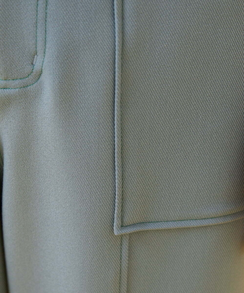 Jocomomola（ホコモモラ）の「TRツイル 刺繍ストレートパンツ（その他パンツ・レディース・ダークインディゴブルー/ベージュ・42/40）」の22枚目の写真