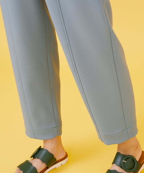 Jocomomola（ホコモモラ）の「TRツイル 刺繍ストレートパンツ（その他パンツ・レディース・ダークインディゴブルー/ベージュ・42/40）」の13枚目の写真