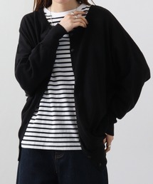 atONE コットンニットドルマンカーディガン