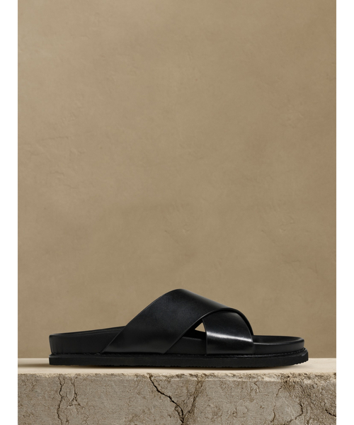 Banana Republic(バナナリパブリック)の「Riviera レザースライド Banana Republic(バナナリパブリック)の「Riviera レザースライド