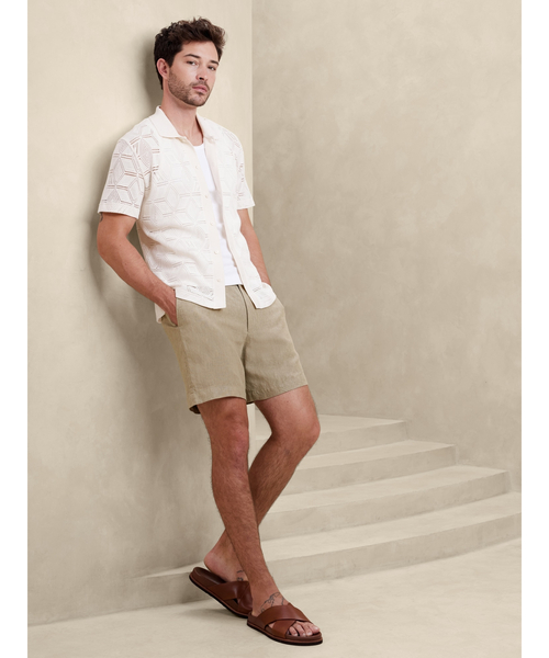 Banana Republic(バナナリパブリック)の「Riviera レザースライドサンダル(サンダル・メンズ・ブラック/ブラウン・9/8/10)」の4枚目の写真