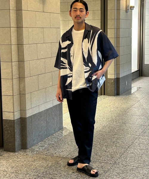 Banana Republic(バナナリパブリック)の「Riviera レザースライドサンダル(サンダル・メンズ・ブラック/ブラウン・9/8/10)」の8枚目の写真