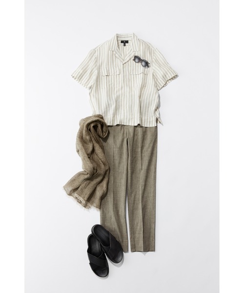 Banana Republic(バナナリパブリック)の「Riviera レザースライドサンダル(サンダル・メンズ・ブラック/ブラウン・9/8/10)」の9枚目の写真
