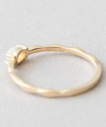 Jouete（ジュエッテ）の「○K10YG ピンキーリング オパール