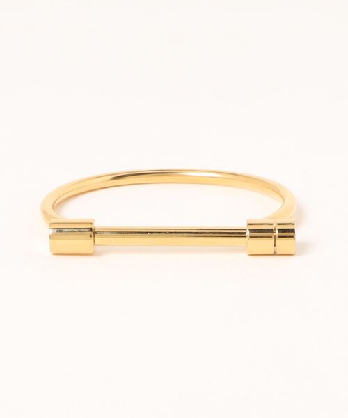 TUWAKRIM(トゥワクリム)の「【TUWAKRIM】バーバングル(バングル/リストバンド・レディース・ゴールド・MEDIUM)」の2枚目の写真