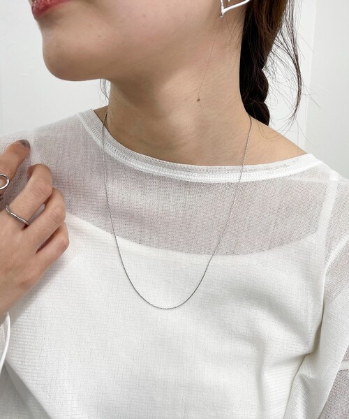 fredy emue（フレディエミュ）の「ステンレスキャシャアジャストネックレス（ネックレス・レディース・ゴールド/シルバー・FREE）」の3枚目の写真