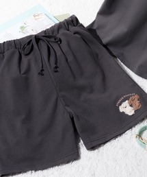 tutuanna（チュチュアンナ）の「[とにかくさらっと涼しい]もこもこトイプードル刺繍裏毛ショートパンツ（その他ルームウェア・レディース）」