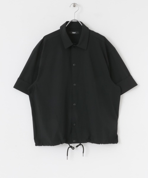 Uiscel（ユイセル）の「Uiscel　4wayストレッチコーチシャツジャケット（ナイロンジャケット・メンズ・ブラック/ブルー・MEDIUM/LARGE）」の17枚目の写真
