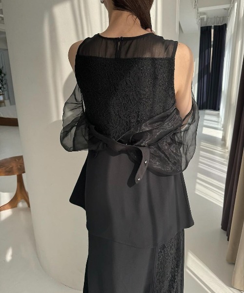 organdy bolero lace patchwork ライトブルーおまけ付 WILLFULLY（ウィルフリー）の「organdy bolero lace patchwork 3
