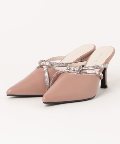 Parade（パレード）の「ポインテッドトゥミュール　5562（サンダル・レディース・グレイッシュベージュ/ブラック/ホワイト/ピンク・M/L/LL/S）」の4枚目の写真