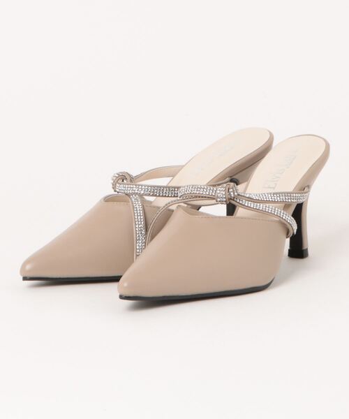 Parade（パレード）の「ポインテッドトゥミュール　5562（サンダル・レディース・グレイッシュベージュ/ブラック/ホワイト/ピンク・M/L/LL/S）」の3枚目の写真