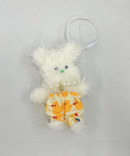 fredy emue（フレディエミュ）の「もけもけ手作りキット（チャーム・レディース・ブラック/ライトグレー/ホワイト/ミント/アイボリー/ラベンダー/グレイッシュブルー・FREE）」の8枚目の写真