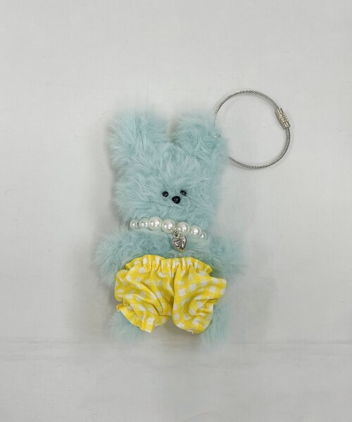 fredy emue（フレディエミュ）の「もけもけ手作りキット（チャーム・レディース・ブラック/ライトグレー/ホワイト/ミント/アイボリー/ラベンダー/グレイッシュブルー・FREE）」の9枚目の写真