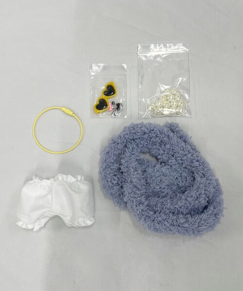 fredy emue（フレディエミュ）の「もけもけ手作りキット（チャーム・レディース・ブラック/ライトグレー/ホワイト/ミント/アイボリー/ラベンダー/グレイッシュブルー・FREE）」の12枚目の写真