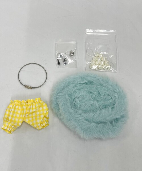 fredy emue（フレディエミュ）の「もけもけ手作りキット（チャーム・レディース・ブラック/ライトグレー/ホワイト/ミント/アイボリー/ラベンダー/グレイッシュブルー・FREE）」の13枚目の写真