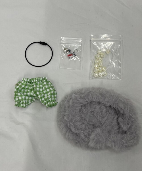 fredy emue（フレディエミュ）の「もけもけ手作りキット（チャーム・レディース・ブラック/ライトグレー/ホワイト/ミント/アイボリー/ラベンダー/グレイッシュブルー・FREE）」の16枚目の写真
