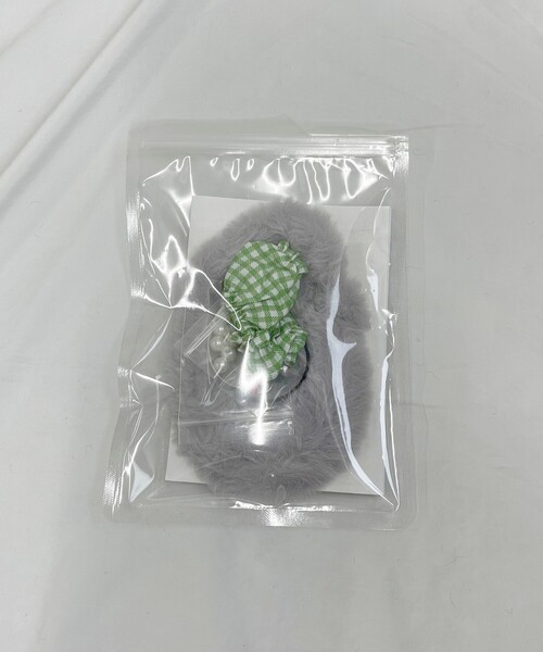 fredy emue（フレディエミュ）の「もけもけ手作りキット（チャーム・レディース・ブラック/ライトグレー/ホワイト/ミント/アイボリー/ラベンダー/グレイッシュブルー・FREE）」の18枚目の写真