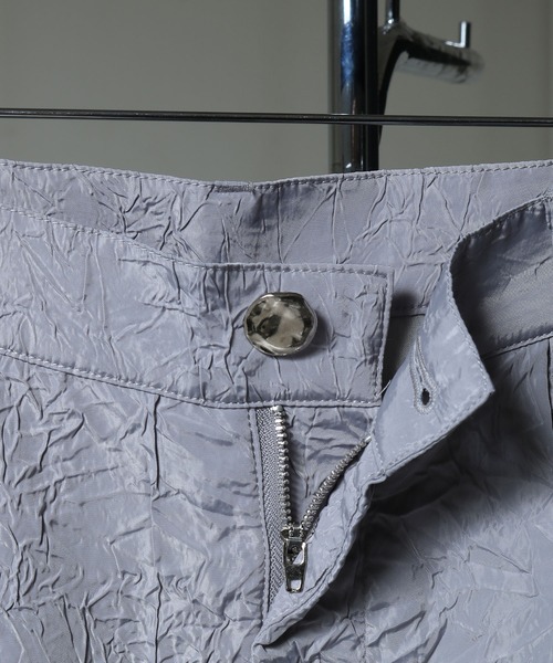 NILWAY（ニルウェイ）の「ワッシャー加工フレアパンツ/ワッシャーデザインフレアベルボトムパンツ（その他パンツ・メンズ・ライトグレー/ブラック・SMALL/LARGE/MEDIUM）」の14枚目の写真