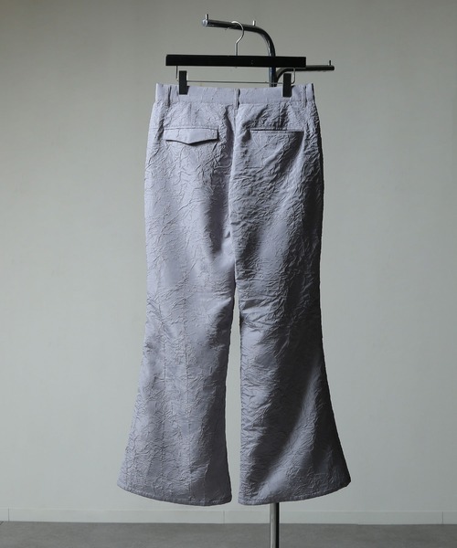 NILWAY（ニルウェイ）の「ワッシャー加工フレアパンツ/ワッシャーデザインフレアベルボトムパンツ（その他パンツ・メンズ・ライトグレー/ブラック・SMALL/LARGE/MEDIUM）」の17枚目の写真