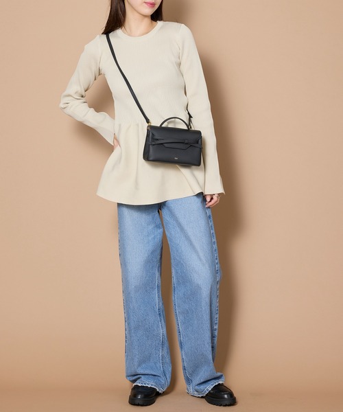 tov（トーヴ）の「【TOV】MIMI S / T25S07B527（ショルダーバッグ・レディース・アイボリー/ブラック/ベージュ/ブラウン/ピンク/キャメル/グレー・FREE）」の9枚目の写真