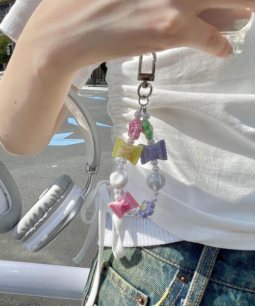 WEGO（ウィゴー）の「WEGO/ビーズフープキーホルダー（キーホルダー・レディース・その他2/その他1/その他3/その他5/その他6/その他7/その他4・FREE）」の2枚目の写真