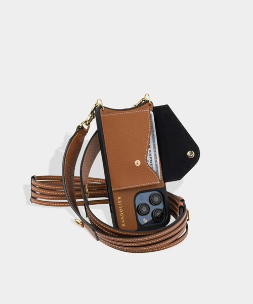 BANDOLIER（バンドリヤー）の「BANDOLIER / SADIE SIDE SLOT iPhone 15 Pro ケース（その他小物・レディース・ライトブラウン・FREE）」の6枚目の写真