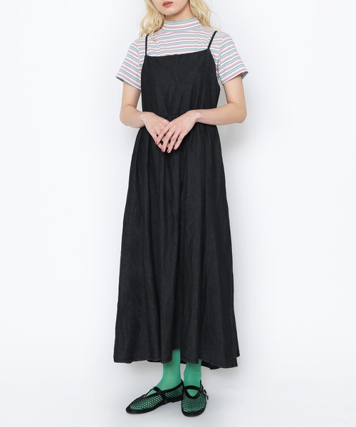 PUNYUS（プニュズ）の「マルチボーダーハイネックリブＴシャツ（Tシャツ/カットソー・レディース・オレンジ/ピンク・1/2/3/4）」の9枚目の写真